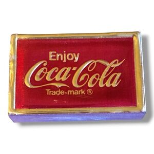Vintage Coca Cola Red Foil Logo Matchbox-Stick Matches 1970's Japan Rare